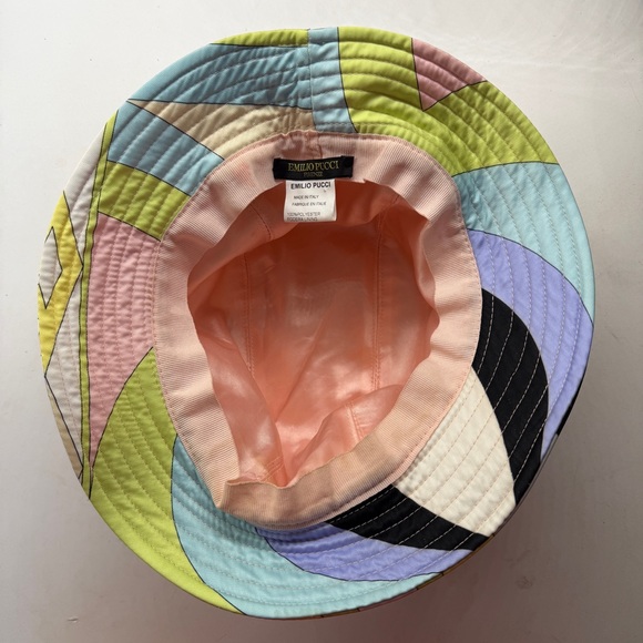 Emilio Pucci Pastel Patchwork Bucket Hat - Picture 3 of 6